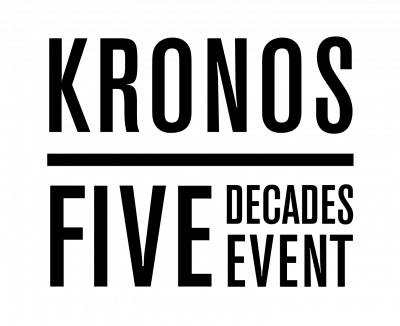 Kronos Quartet Five Decades Tour Logo