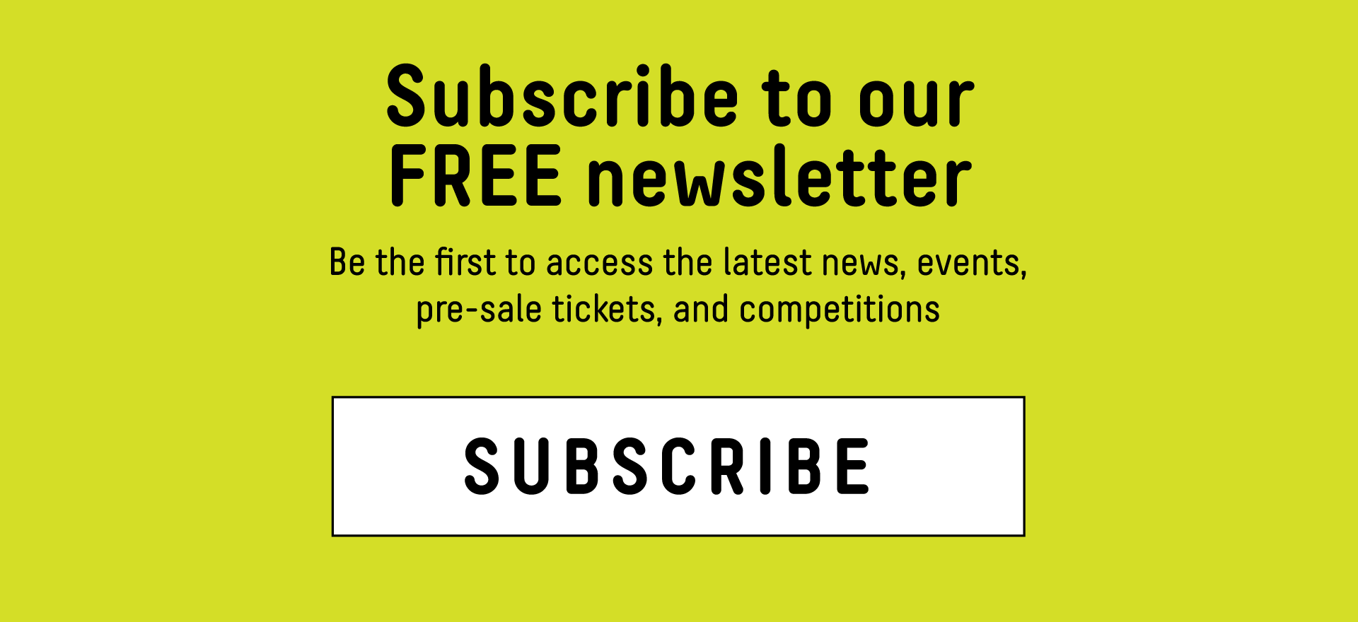 Subscribe to our newsletter via clicking this button